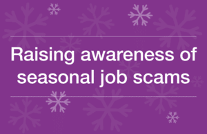 seasonal job scams